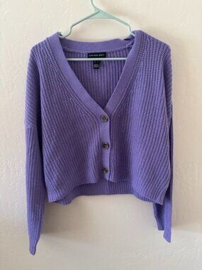 Purple Cardigan